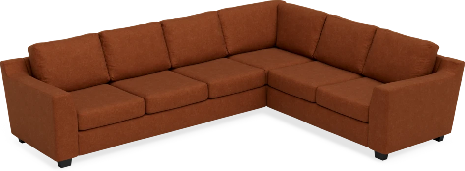 Friday - Hörnsoffa, 3+2-sits - Orange