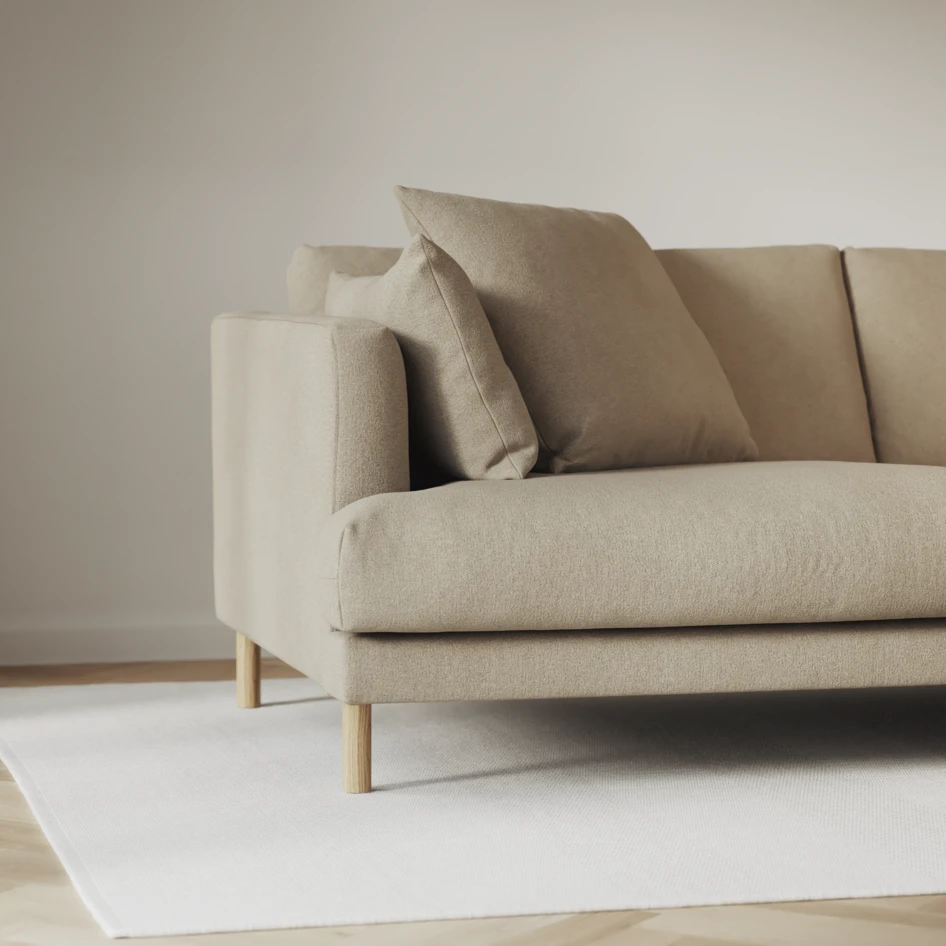 Harper - 3-sits soffa - Beige