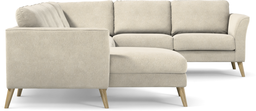 Bridge - Hörnsoffa, 3+2-sits med schäslong vänster - Beige