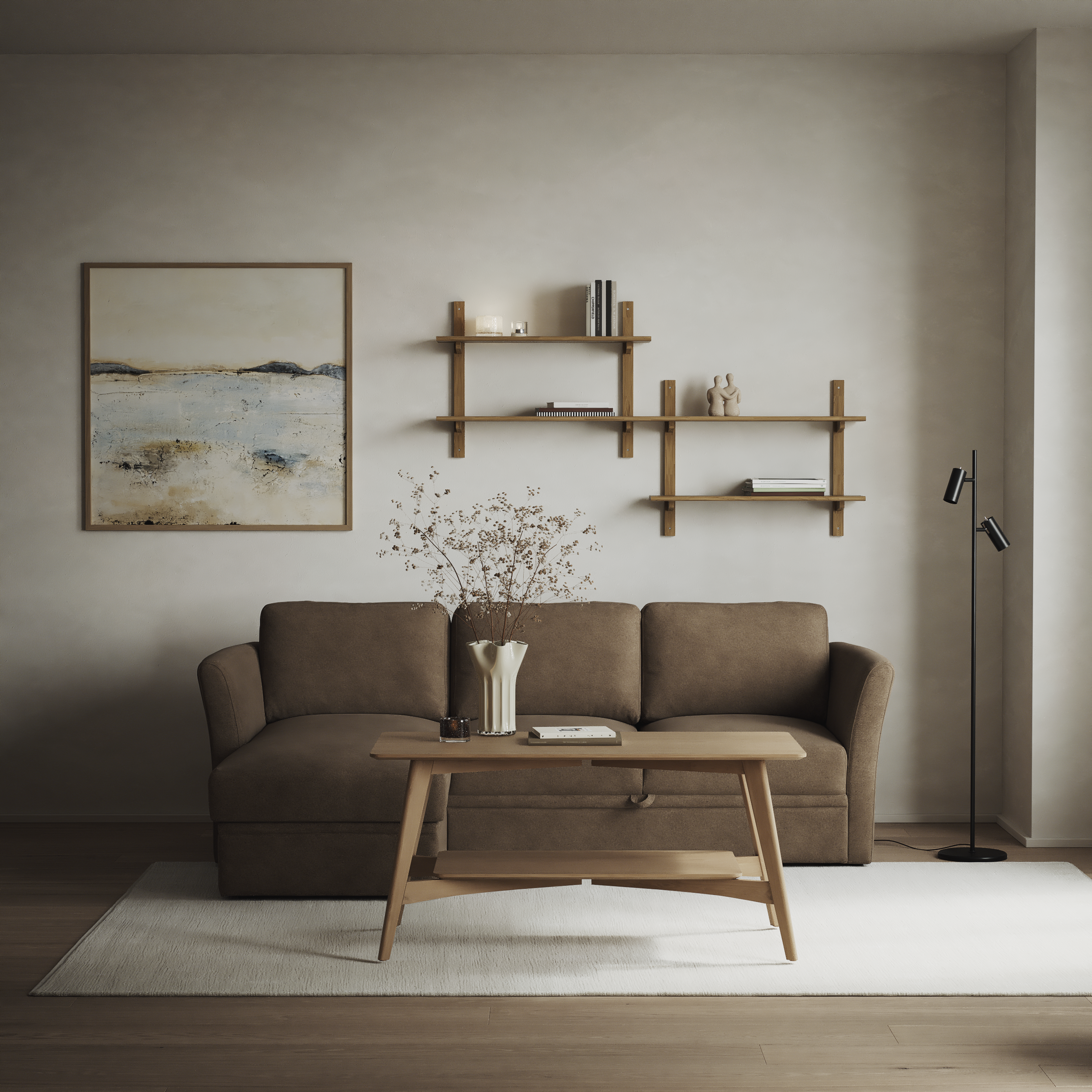 Öland - Bäddsoffa med schäslong vänster - inspiration