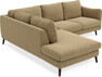 Madison - 2-sits soffa med divan vänster - Brun