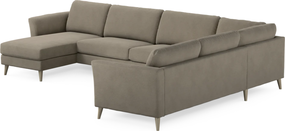 Bridge - Hörnsoffa, 3+2-sits med schäslong vänster - Beige
