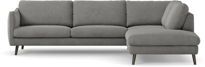 Madison Lux - 3-sits soffa med divan höger - Grå