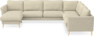 Bridge - Hörnsoffa, 3+2-sits med schäslong vänster - Beige