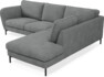 Madison Lux - 2-sits soffa med divan höger - Vit