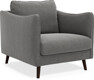 Madison Lux - Fåtölj, 70 cm - Grå