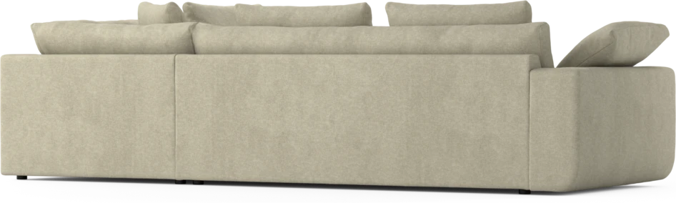 Amie - 3-sits med divan höger - Beige