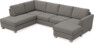 Friday - 3-sits soffa med divan vänster och schäslong höger - Grå