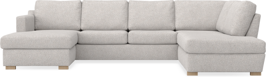 Friday - 3-sits soffa med schäslong vänster och divan höger - Grå