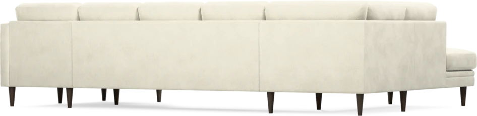 Eden - 3-sits soffa med divan vänster och schäslong höger - Vit