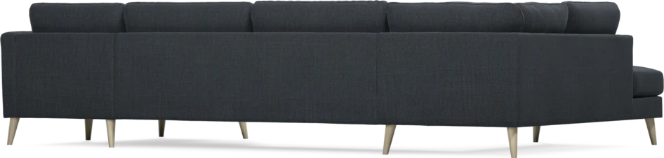 Bridge - 3-sits soffa med divan vänster och schäslong höger - Blå