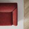 Madison - 2-sits soffa med divan höger - Rosa