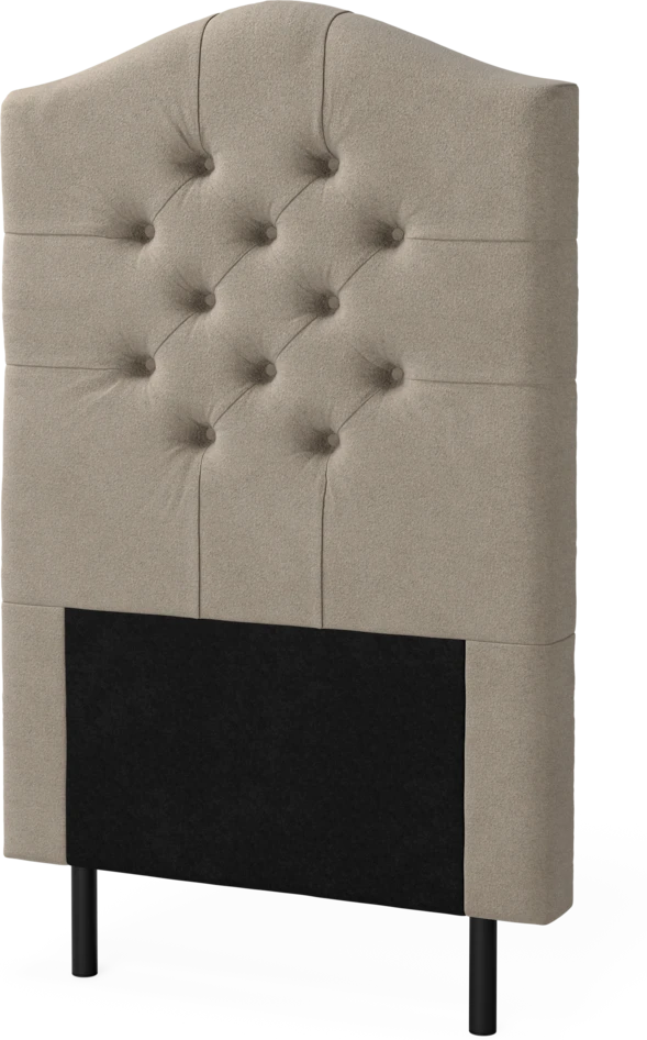 New York välvd - Sänggavel, 90-210 cm - Beige