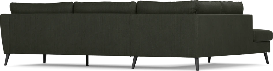 County - 2,5-sits soffa med divan vänster - Grön