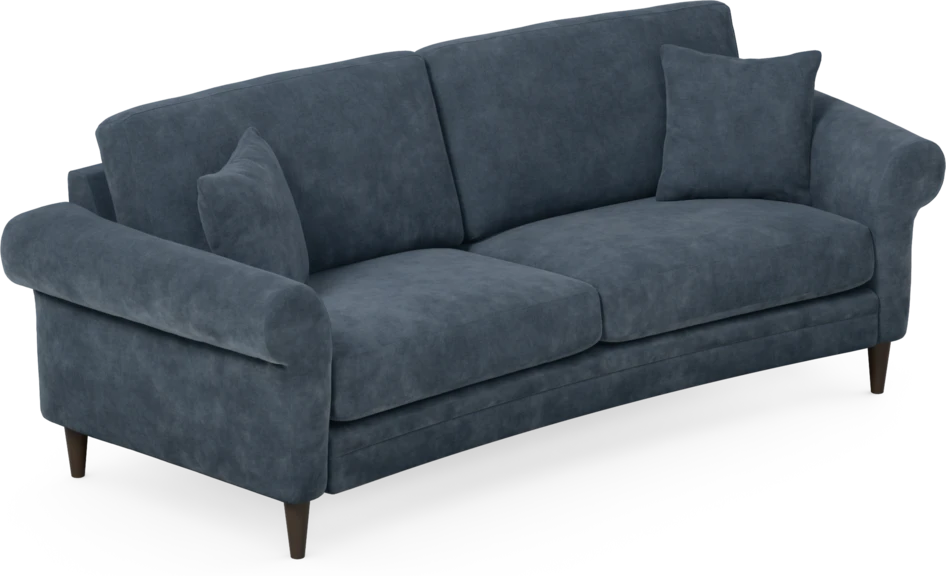 Eden - 2,5-sits soffa svängd - Blå