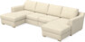 Friday - 2-sits soffa med två schäslonger - Beige