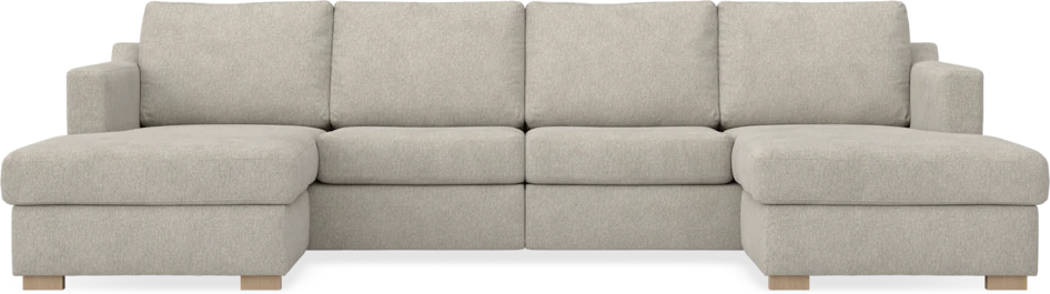Friday - 2-sits soffa med två schäslonger - Beige