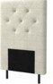 New York pikerad - Sänggavel, 90-210 cm - Beige