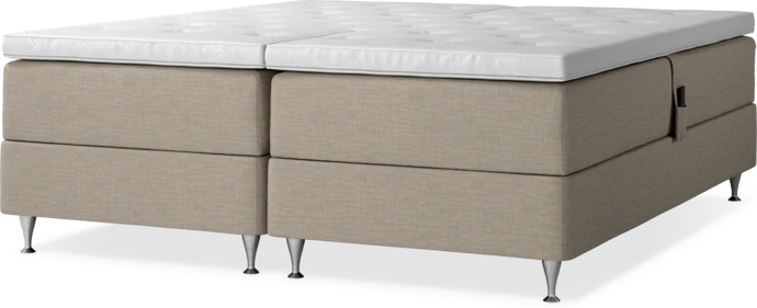 Delux Dream, Ställbar säng, dubbelsäng med bäddmadrass