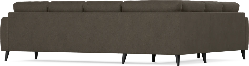Eden - Hörnsoffa, 2+3-sits - Brun