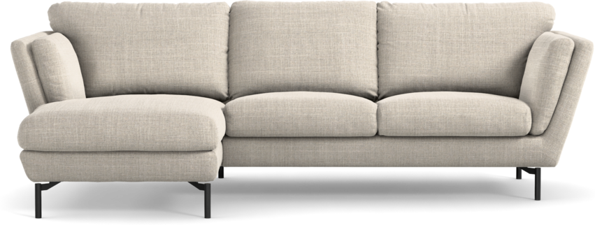 Madison Lux - 2-sits soffa med schäslong vänster - Beige