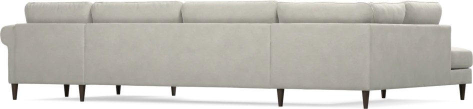 Bridge - 3-sits soffa med divan vänster och schäslong höger - Grå