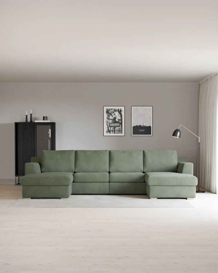 Friday - 2-sits soffa med två schäslonger - inspiration