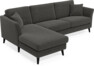 Eden - 2,5-sits soffa med schäslong - Grå