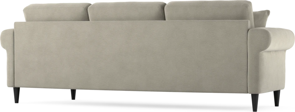 Eden - 3-sits soffa svängd - Brun
