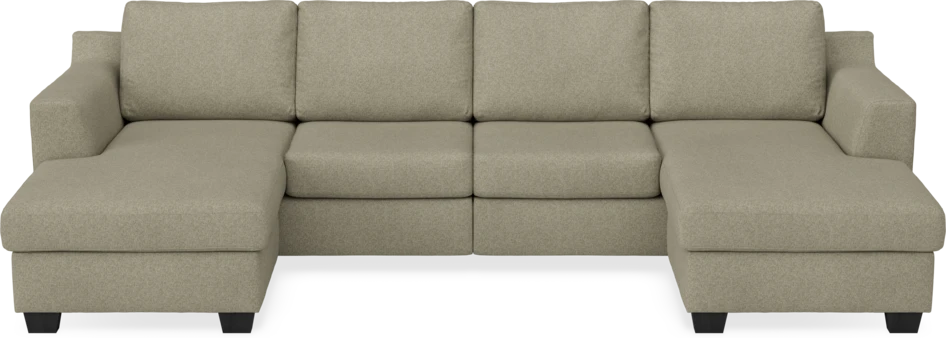 Friday - 2-sits soffa med två schäslonger - Beige