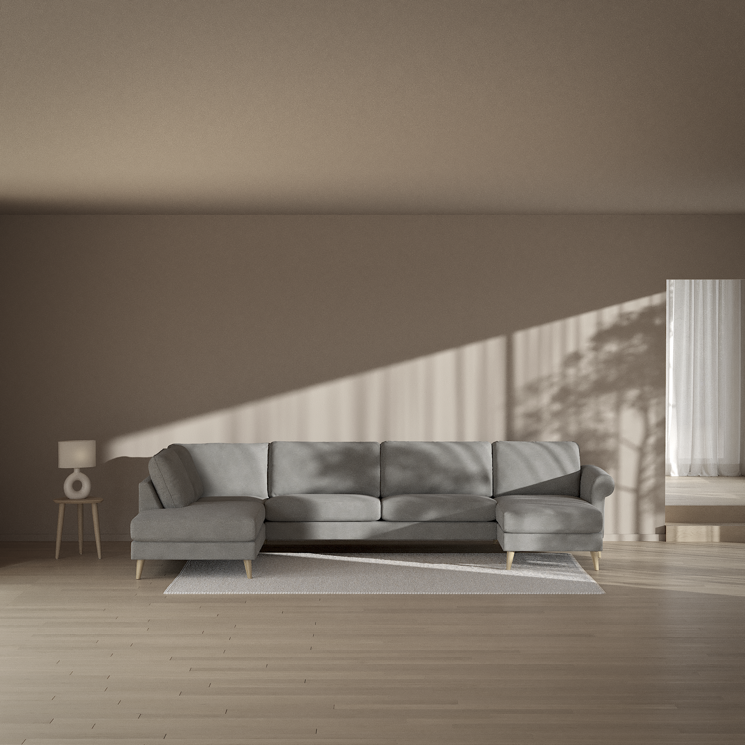 Bridge - 3-sits soffa med divan vänster och schäslong höger - inspiration
