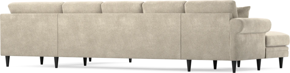 Eden - 3-sits soffa med schäslong vänster och divan höger - Beige