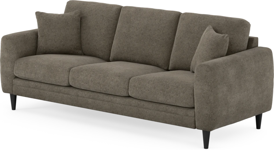 Eden - 3-sits soffa - Brun