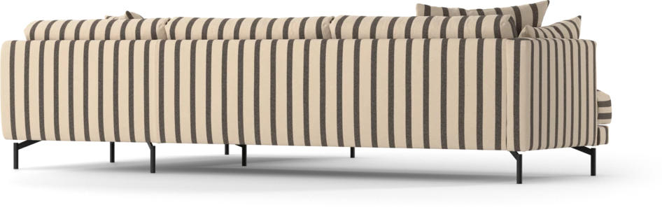 Harper - 3-sits soffa med divan höger - Flerfärgad