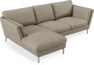Madison Lux - 2-sits soffa med schäslong vänster - Beige