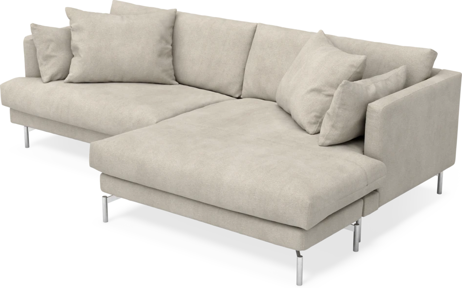 Harper - 4-sits med schäslong XL höger - Beige