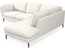 Madison - 2-sits soffa med divan höger - Vit