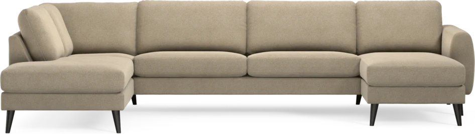 Bridge - 3-sits soffa med divan vänster och schäslong höger - Beige