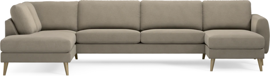 Bridge - 3-sits soffa med divan vänster och schäslong höger - Beige