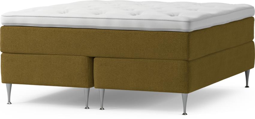 Delux Dream - Kontinentalsäng, dubbelsäng med bäddmadrass och sängben