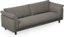 Cherrie - 4-sits soffa, hel dyna, fast klädsel - Grå