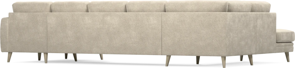 Eden - 3-sits soffa med divan vänster och schäslong höger - Beige