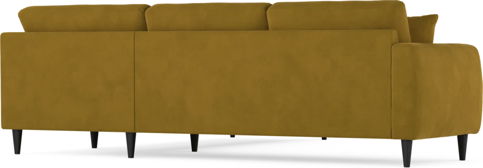 Eden - Hörnsoffa, 2,5+2,5-sits - Gul