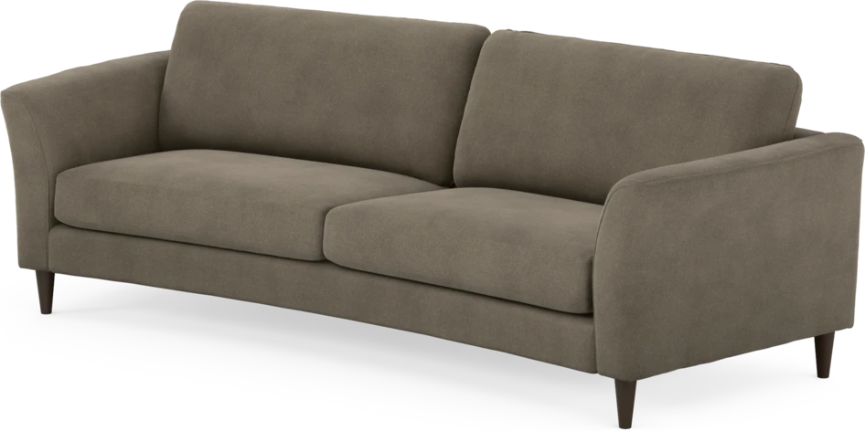 Bridge - 3-sits soffa svängd - Beige