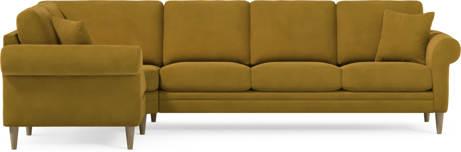 Eden - Hörnsoffa, 1+3-sits - Gul