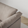 Cherrie - 3-sits soffa, fast klädsel - Beige