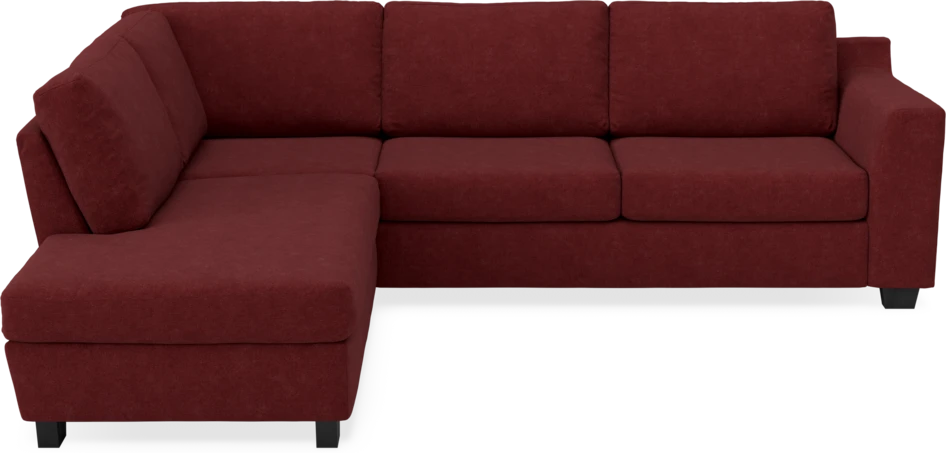 Friday - 2,5-sits soffa med divan vänster - Rosa