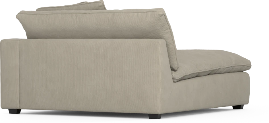 Bellora - Schäslong XL med armstöd höger - Beige