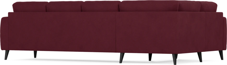 Eden - Hörnsoffa, 1+3-sits - Röd