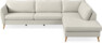 County - 2,5-sits soffa med divan höger - Vit